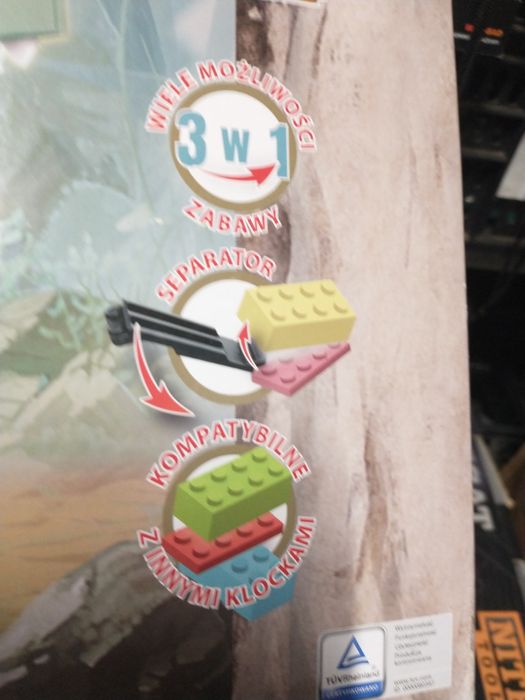 Nowe klocki dinozaury