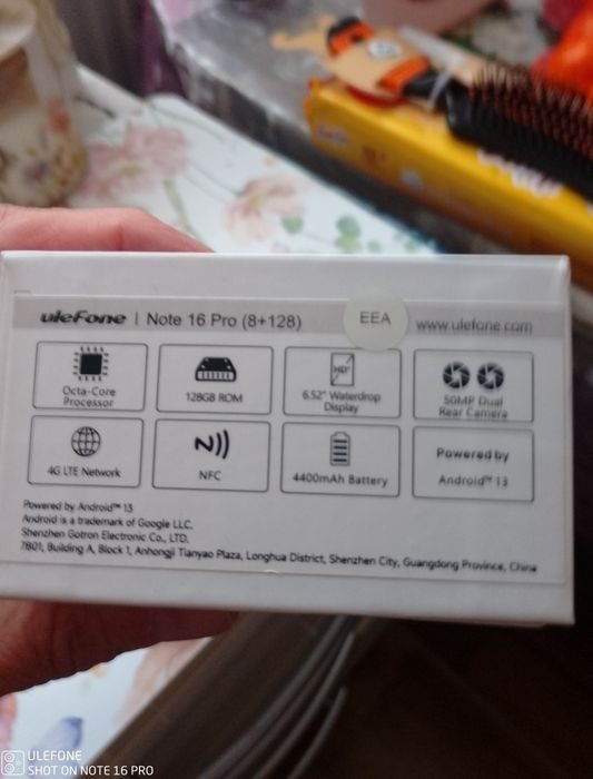 Smartfon UleFon Note 16 pro