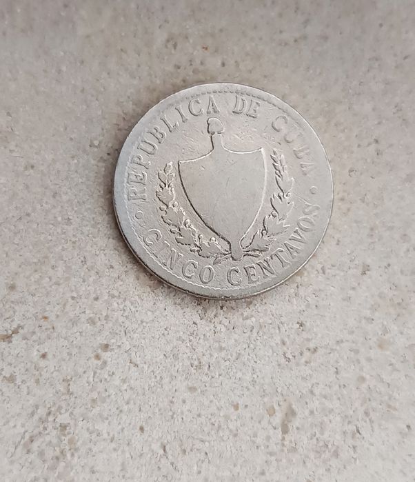 Moeda antiga de 1920 Cuba