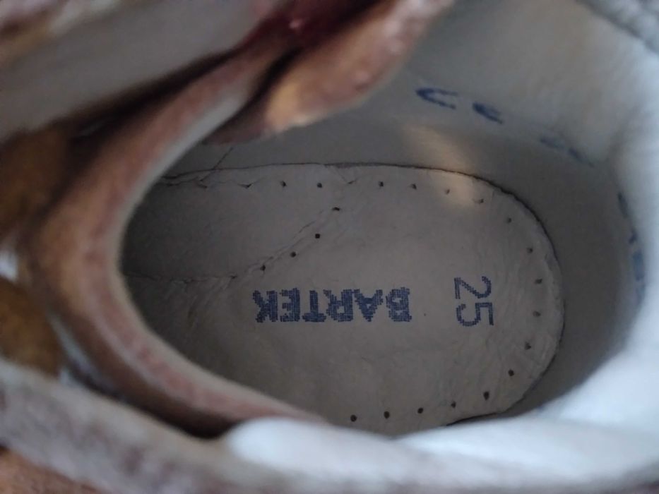 Buty buciki półbuty Bartek 25 różowe