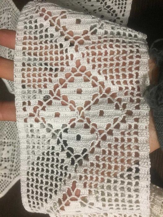 Renda  branca para aplicar em lençol /outro-Completamente Novo