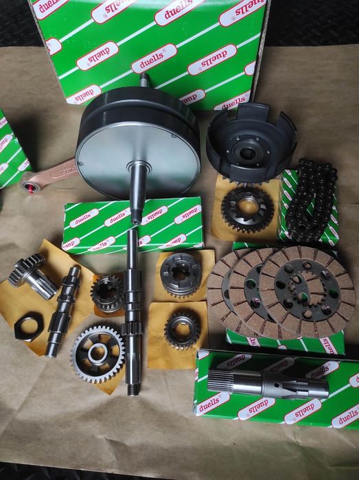 Nowe amortyzatory WSK 125 175 z regulacją twardości tłumik wał cylinde