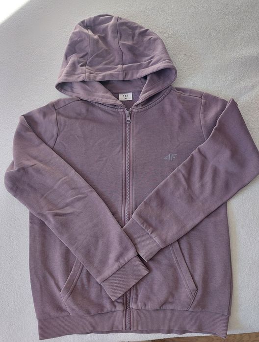 Bluza z kapturem 4F fioletowa r.152