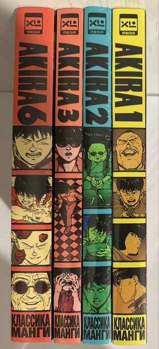 モノパス Akira Акира.Том 1,2,3,6 - Akira. Манга. XL Media. Зарубежный комикс