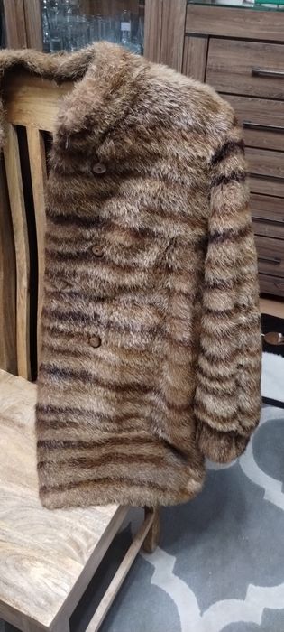 Futro naturalne, kurtka, krótki płaszczyk