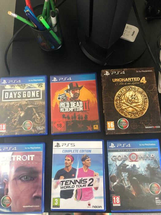 Vendo Jogos PS4 como novos e com selo