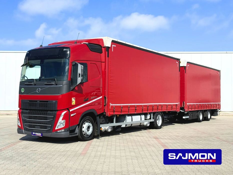 Volvo FH 420 / ZESTAW TANDEM 120M3 / 7,75 M + 7,75 M / SALON PL  wielton 38 palet