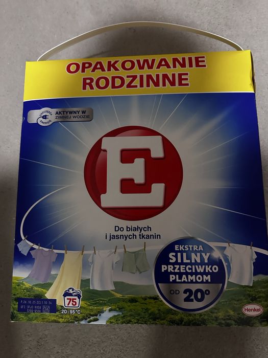 Proszek do Prania E 75 prań 4,125 kg nowy
