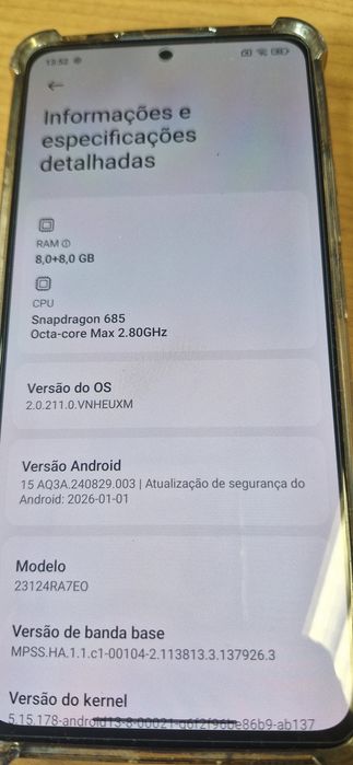Xiaomi Redmi note 13 16gb (8+8) + 256Gb