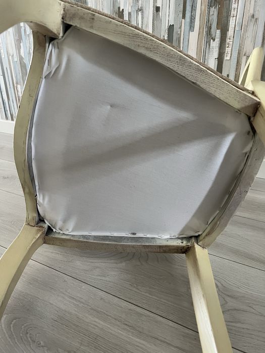 Cadeira vintage estofada