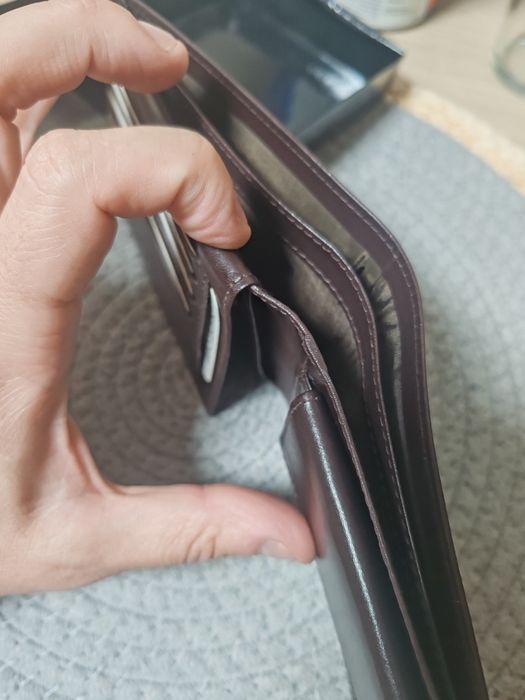 Carteira homem pele castanha Belcamp - Nova