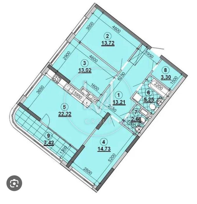 3-комнатная квартира по адресу (площадь 89 м²) - Atlanta.ua - фото 4