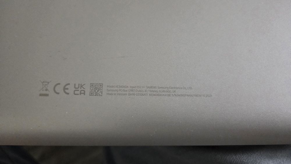 Laptop Samsung Chromebook XE340XDA 11.6" 4GB ram 32GB SSD Intel Celeron