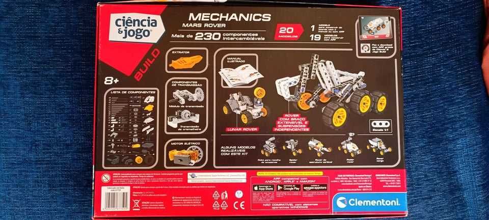 Mars rover clementoni laboratório de mecânica nasa
