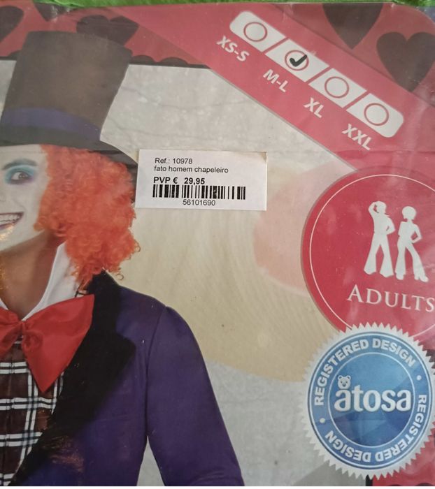 Fato de Carnaval/Halloween Homem