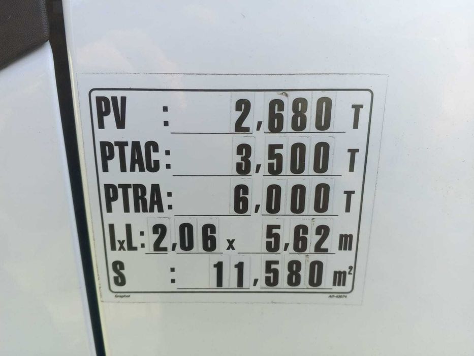Renault Master chłodna/mrożnia 2021r. 94105 km/HT350A HWASUNG AGREGAT