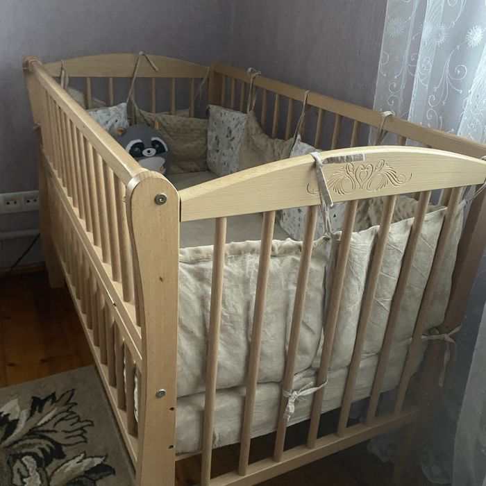 Продам ліжечко та матрас