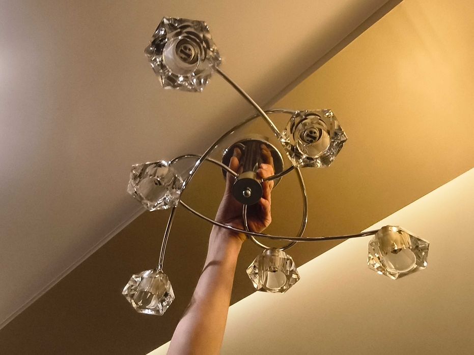 Lampa sufitowa Nowodvorski California VI - kryształy