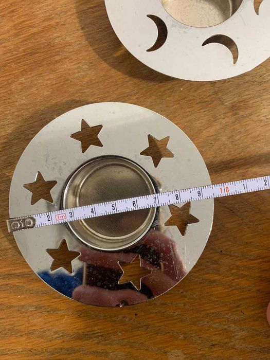 Металлические подсвечники Звёзды и Луна