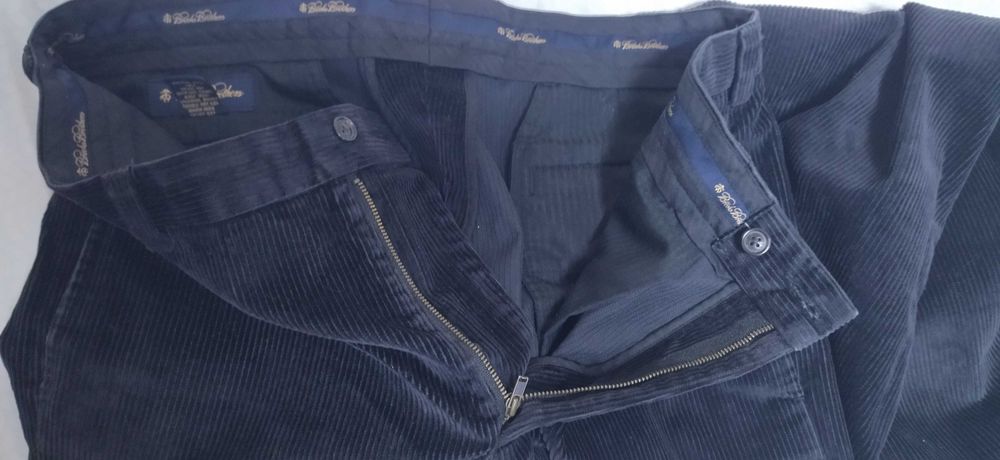 Брюки,чиносы Brooks Brothers Parker,черный вельвет,состояние идеальное