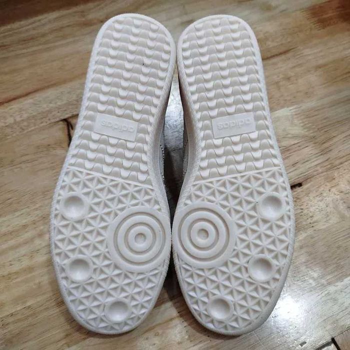 (БЕЗ ПЕРЕДОПЛАТИ) adidas Samba Triple White адідас самба чисто білі кросівки