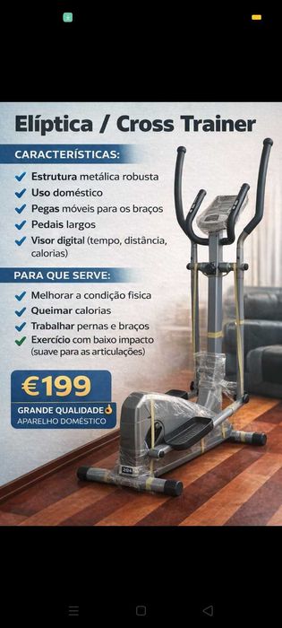 Máquina Ginásio 199€. Oportunidades