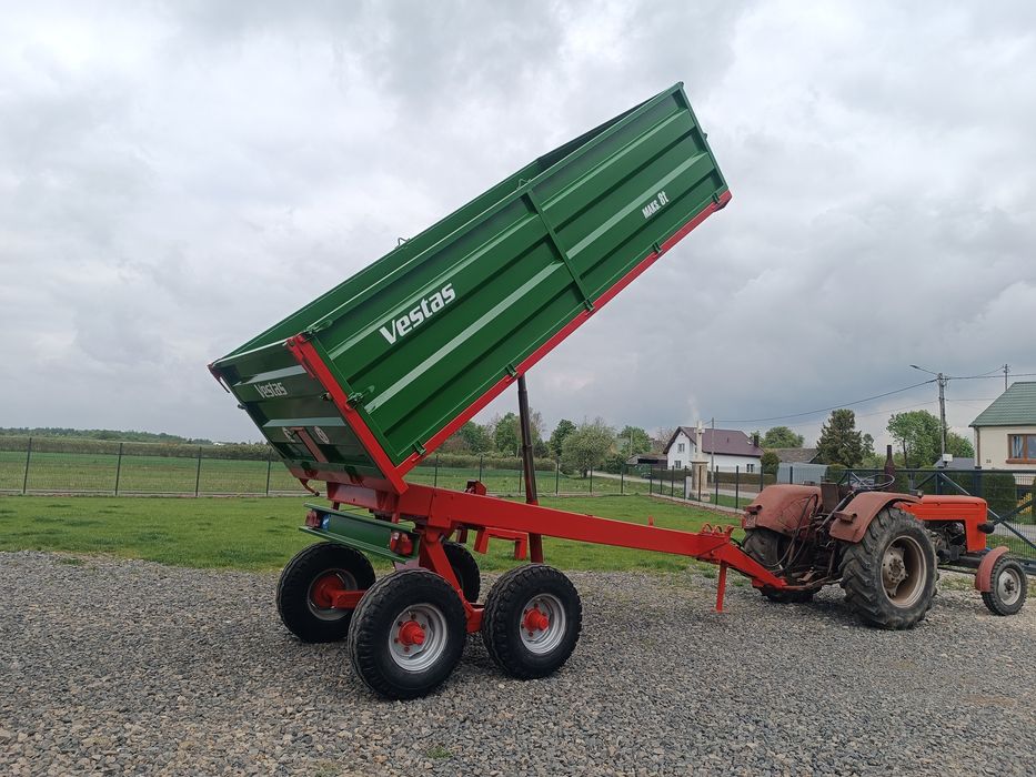 Przyczepa wywrotka, tandem 8ton, kiper