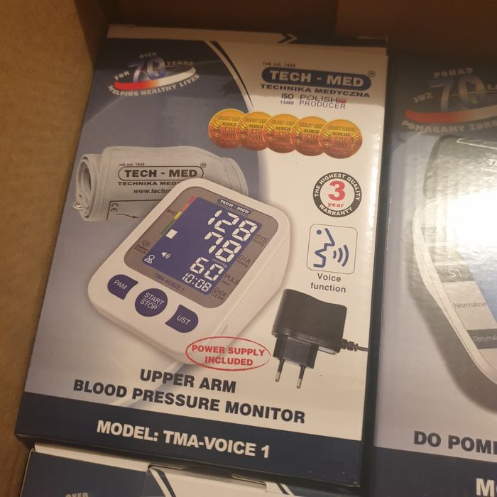 Ciśnieniomierze i termometry.