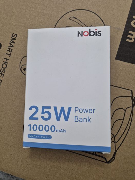 Powerbank NOBIS 10000mAh 25W Szybkie Ładowanie