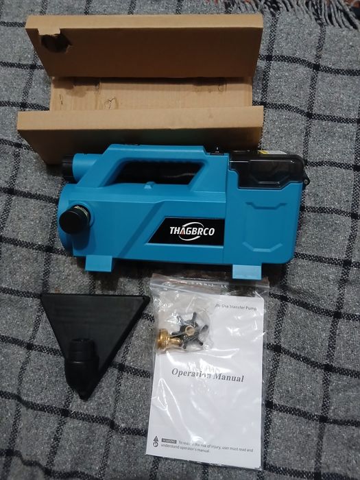 Бездротовий водяний насос 18V 430GPH з акумуляторним живленням. Помпа.