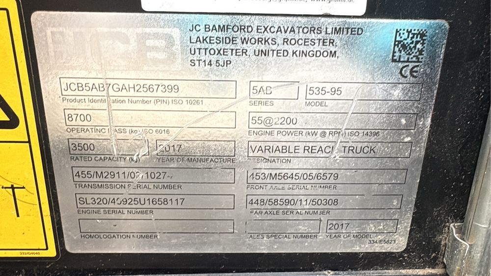 Jcb 535-95 535-70 manitou merlo