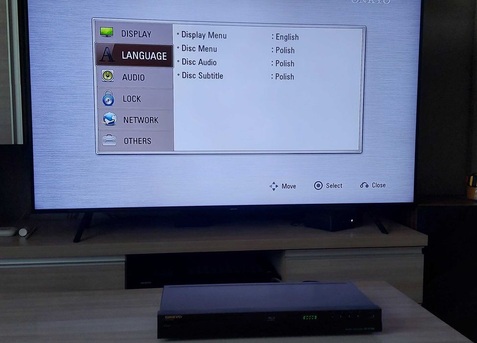 Blu-ray Onkyo BD -SP308 +pilot