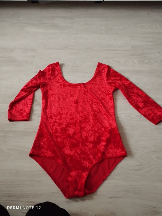 Body damskie S czerwony