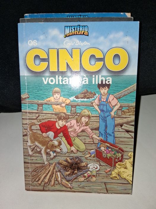 Livros antigos Os Cinco