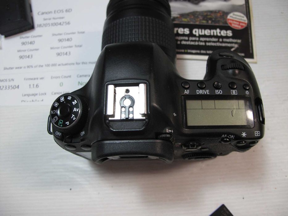 Canon 6D em excelente condição, com ou sem lente- Ver descrição e Fotos