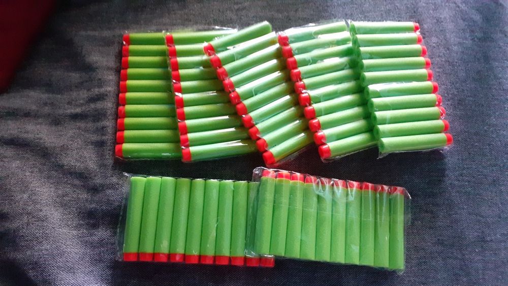 30 Balas nerf NOVAS cor verde