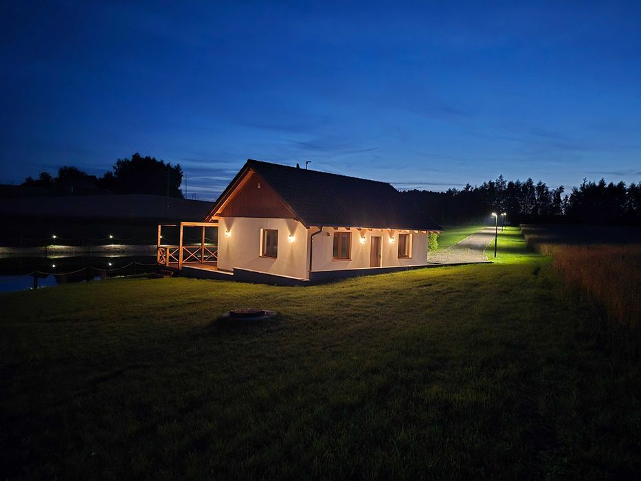 Całoroczny Domek z Jacuzzi,Sauną i Stawem