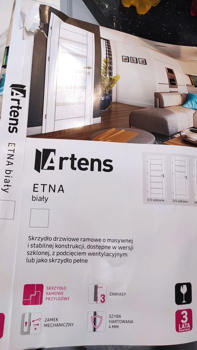 Drzwi wewnętrzne łazienkowe