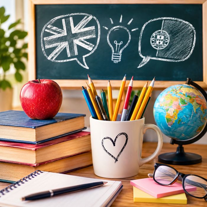 Explicações de Inglês e Português — 1.º ao 3.º Ciclo e Adultos