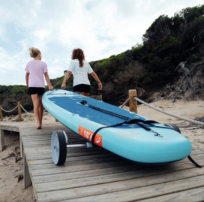 SUP дошка Decathlon 100 320 см 10’6” Allround комплект весло насос рюкзак