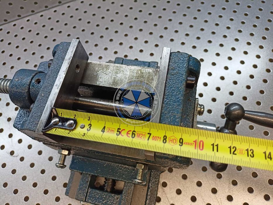 Imadło maszynowe imadło krzyżowe, dwuosiowe, 75mm imadło do wiertarki
