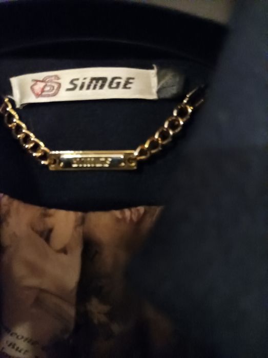 Płaszcz damski granatowy