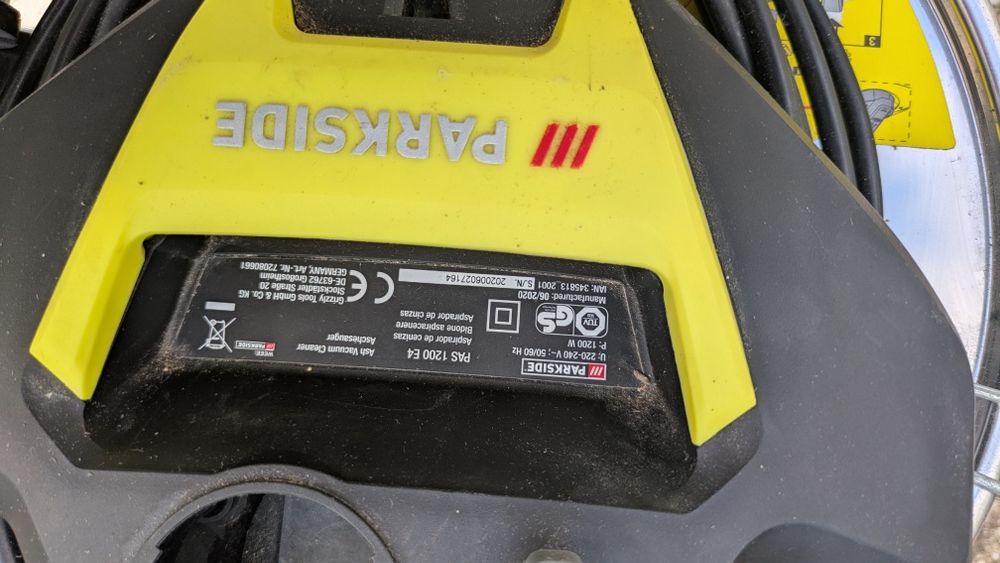 Aspirador Cinzas parkside