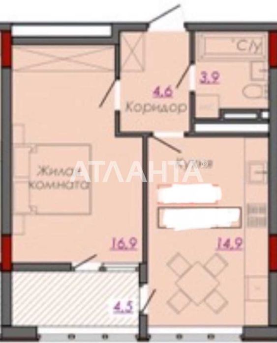 Продам 1-комнатную квартиру Ремонтом и АГВ ЖК Монблан Аркадия