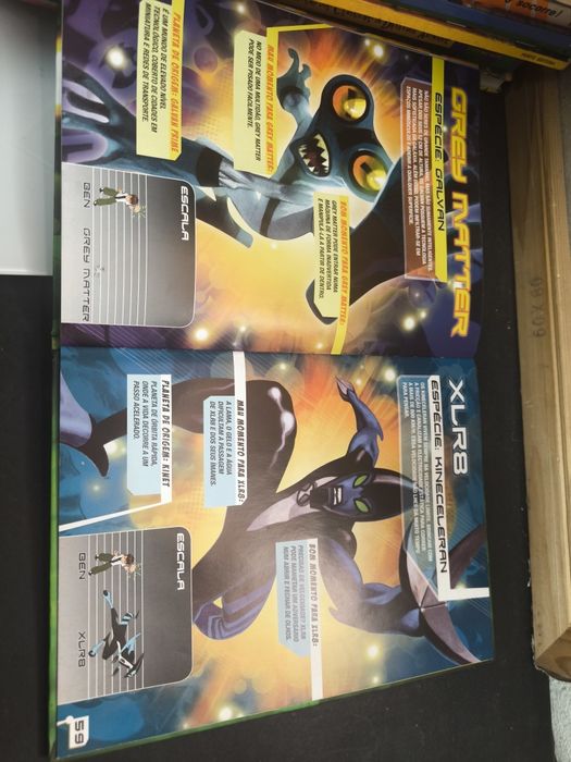 Ben 10, O grande livro de Ben 10.
Livro de leitura e de actividades e