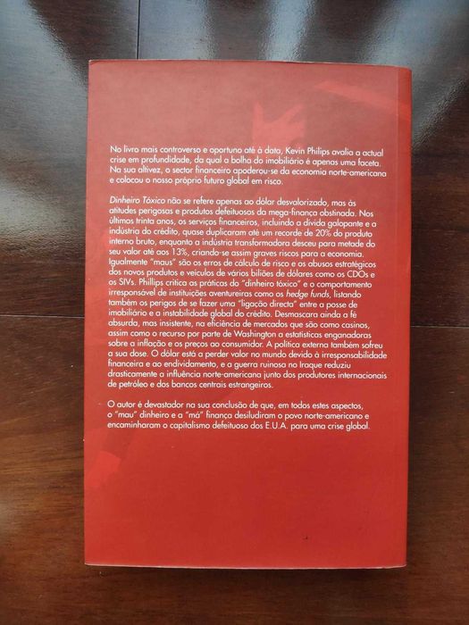 Dinheiro Tóxico, de Kevin Philips
