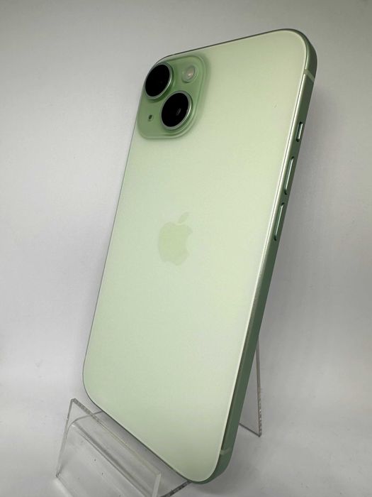 iPhone 15 128gb E-SIM Zielony BATERIA 100% WWA Gwarancja 12 miesięcy