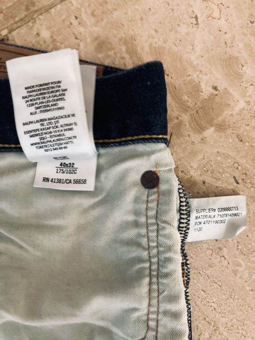 Męskie spodnie jeansy Ralph Lauren  W40 L 32