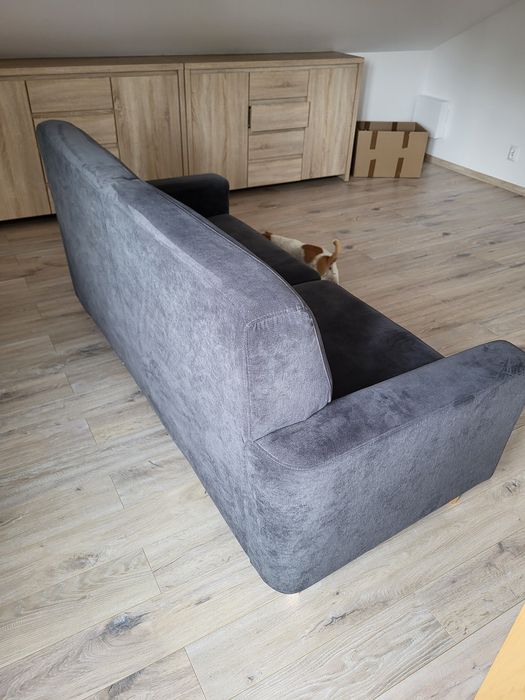 Sofa kolor grafit stan bdb 188cm długość