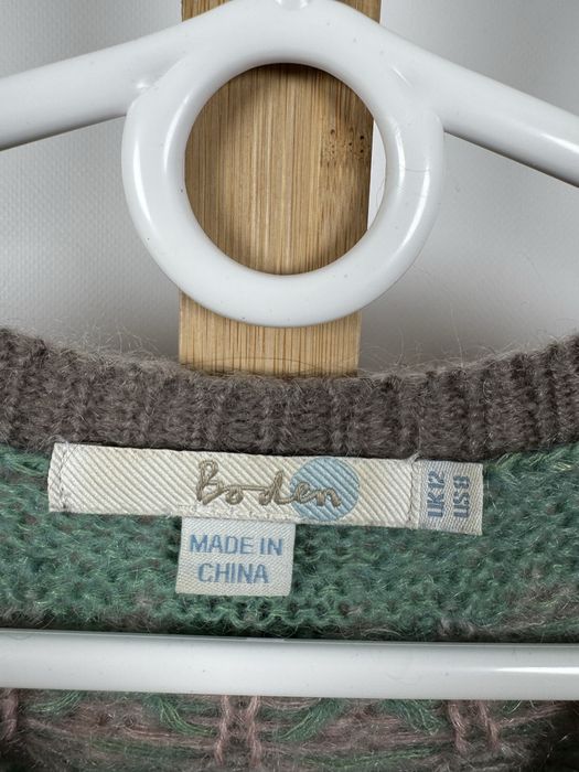 Boden wełniany kardigan sweter moher M